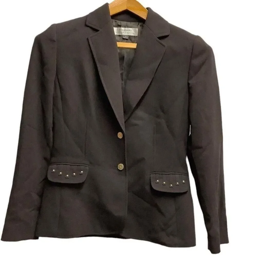 Tahari brown jacket‎ size 4